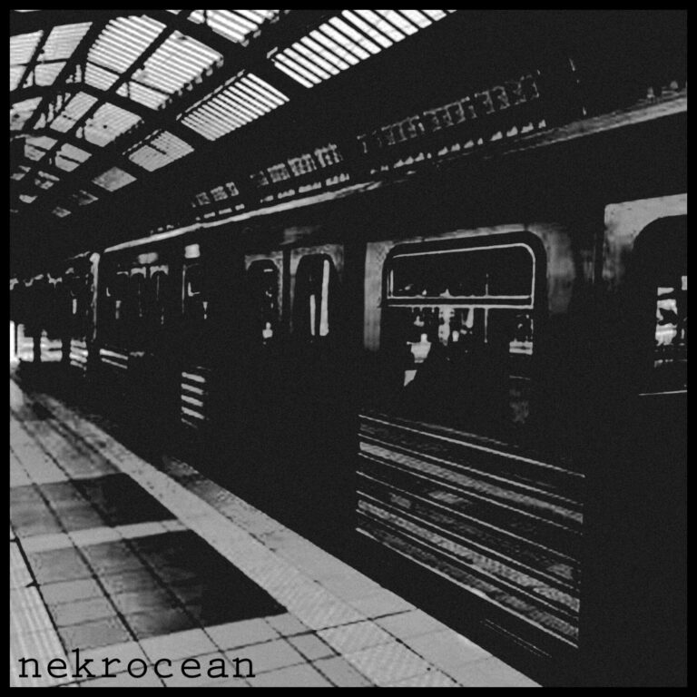 Empty Platform at Night